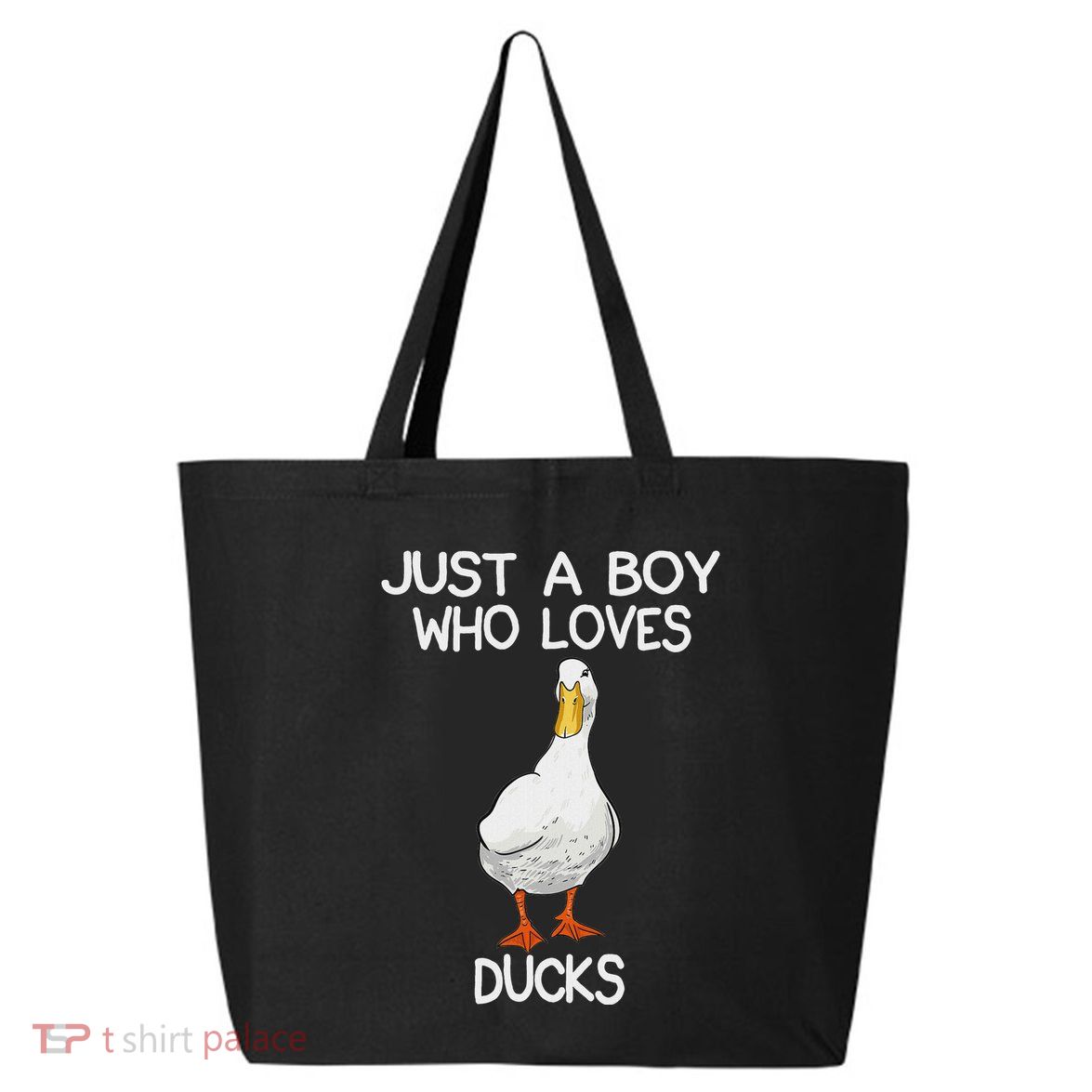 Just A Boy Who Loves Ducks Lover Gifts Duck Owner 25L Jumbo Tote