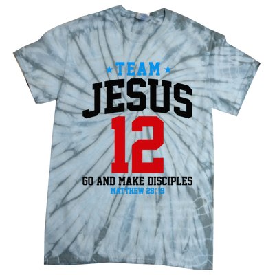 Jesus and Baseball Team Jesus Christian Matthew 2819 Love Tie-Dye T-Shirt