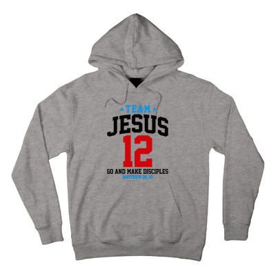 Jesus and Baseball Team Jesus Christian Matthew 2819 Love Tall Hoodie