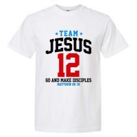 Jesus and Baseball Team Jesus Christian Matthew 2819 Love Garment-Dyed Heavyweight T-Shirt