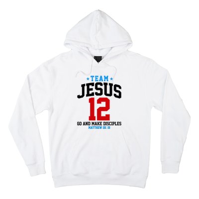 Jesus and Baseball Team Jesus Christian Matthew 2819 Love Hoodie