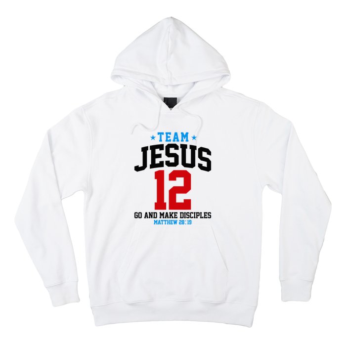 Jesus and Baseball Team Jesus Christian Matthew 2819 Love Hoodie