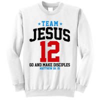 Jesus and Baseball Team Jesus Christian Matthew 2819 Love Sweatshirt