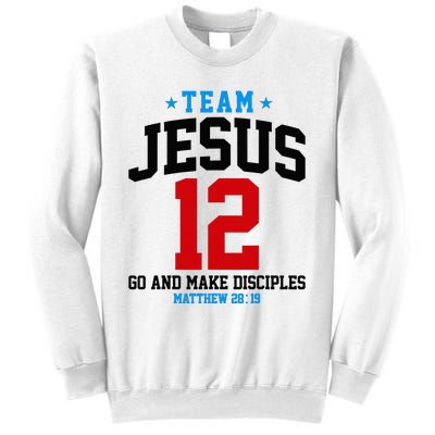 Jesus and Baseball Team Jesus Christian Matthew 2819 Love Sweatshirt