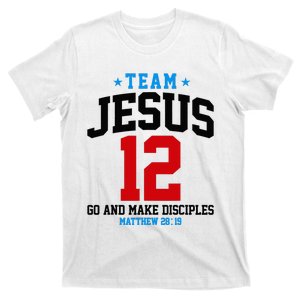 Jesus and Baseball Team Jesus Christian Matthew 2819 Love T-Shirt