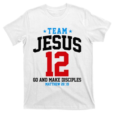 Jesus and Baseball Team Jesus Christian Matthew 2819 Love T-Shirt