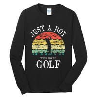 Just A Boy Who Loves Golf Tall Long Sleeve T-Shirt