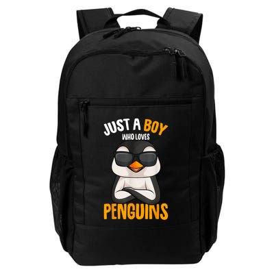 Just A Boy Who Loves Penguins Penguin Backpack