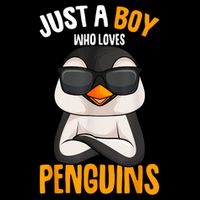 Just A Boy Who Loves Penguins Penguin Sustainable Bucket Hat