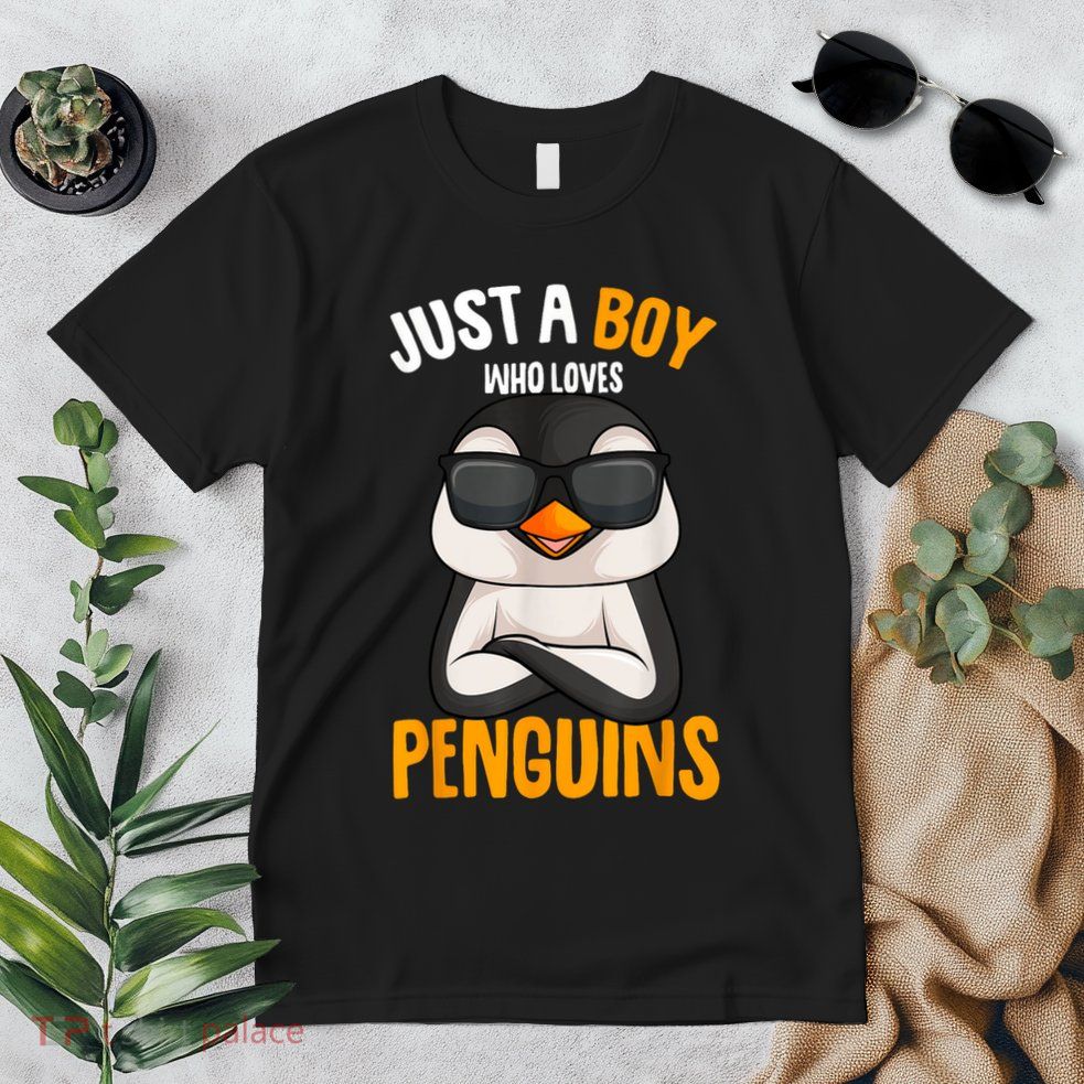 Just A Boy Who Loves Penguins Penguin Premium T-Shirt