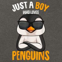 Just A Boy Who Loves Penguins Penguin Cotton Canvas Backpack