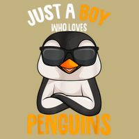 Just A Boy Who Loves Penguins Penguin Cooling Performance Crew T-Shirt