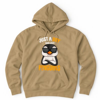 Just A Boy Who Loves Penguins Penguin Hoodie