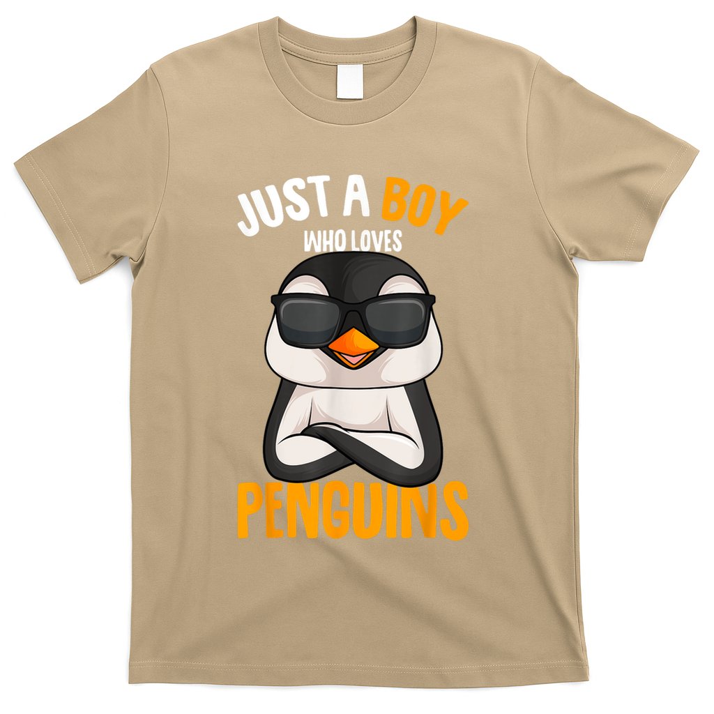 Just A Boy Who Loves Penguins Penguin T-Shirt