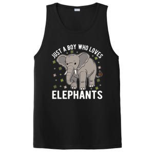 Just A Boy Who Loves Elephants PosiCharge Competitor Tank