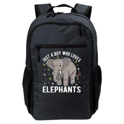 Just A Boy Who Loves Elephants Daily Commute Backpack