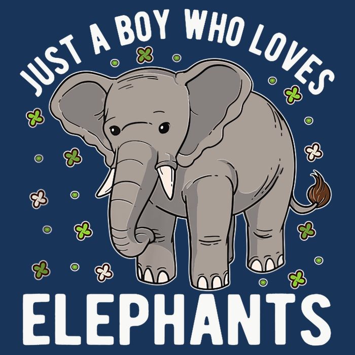 Just A Boy Who Loves Elephants Cool Comfort Performance Bucket Hat