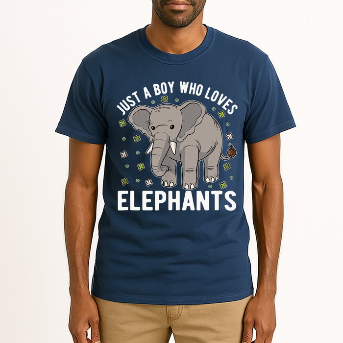 Just A Boy Who Loves Elephants Tall T-Shirt