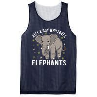 Just A Boy Who Loves Elephants Mesh Reversible Basketball Jersey Tank