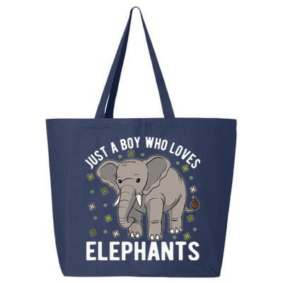 Just A Boy Who Loves Elephants 25L Jumbo Tote