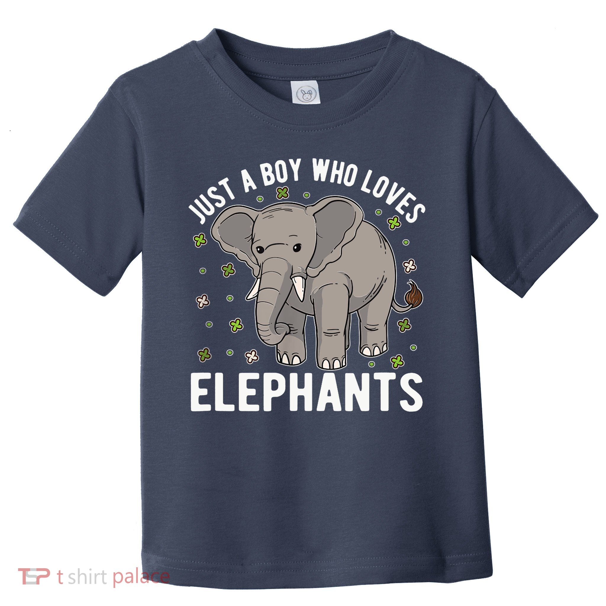 Just A Boy Who Loves Elephants Toddler T-Shirt