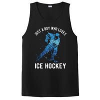 Just A Boy Who Loves Ice Hockey PosiCharge Competitor Tank