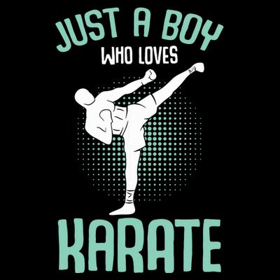 Just A Boy Who Loves Karate Boy T-Shirt