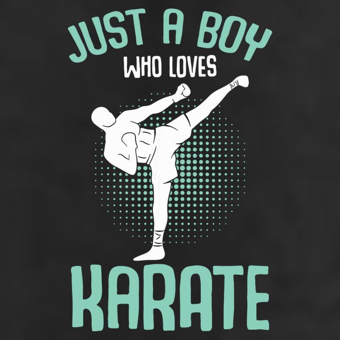 Just A Boy Who Loves Karate Boy 11oz C Handle Ceramic Mug