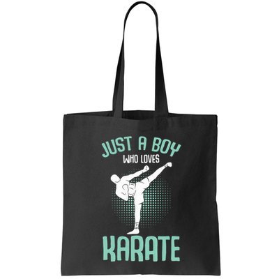 Just A Boy Who Loves Karate Boy Bag