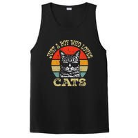 Just A Boy Who Loves Cats Boy Cat Lover PosiCharge Competitor Tank