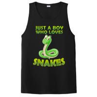 Just A Boy Who Loves Snakes Snake Lover Gift PosiCharge Competitor Tank