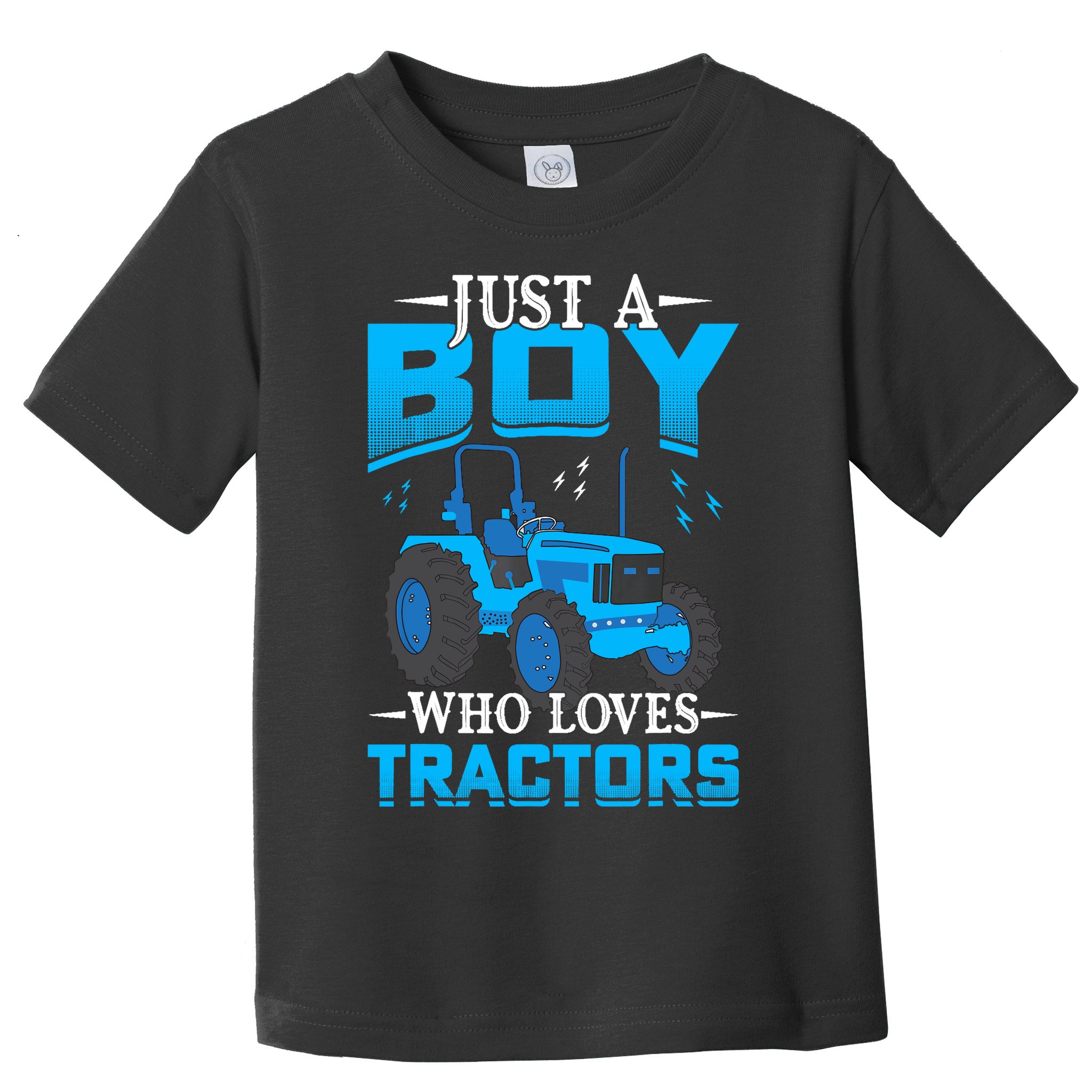 Just A Boy Who Loves Tractors Farm Boy Toddler T-Shirt