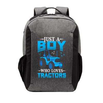 Just A Boy Who Loves Tractors Farm Boy Vector Backpack