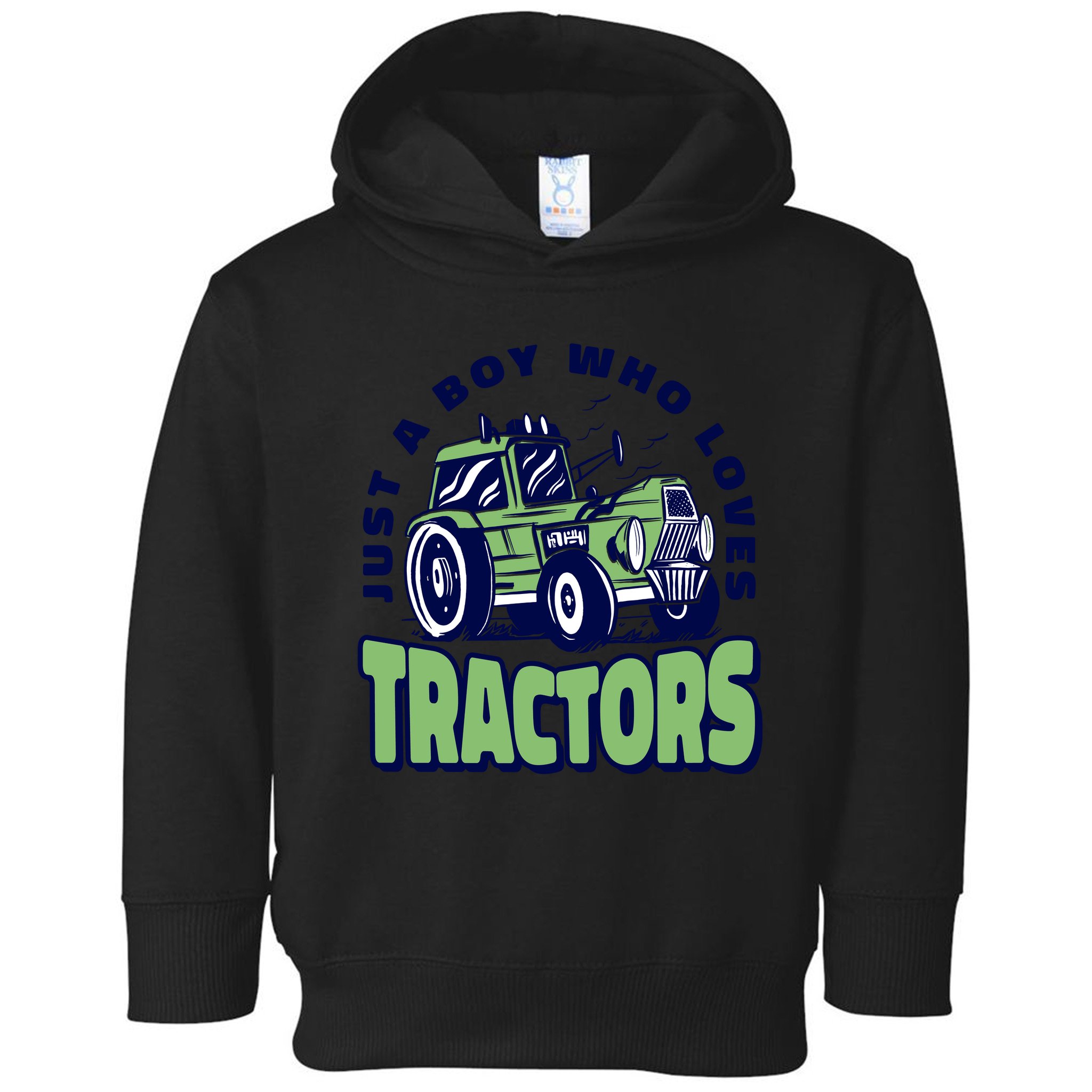 Just A Boy Who Loves Tractors Toddler Hoodie