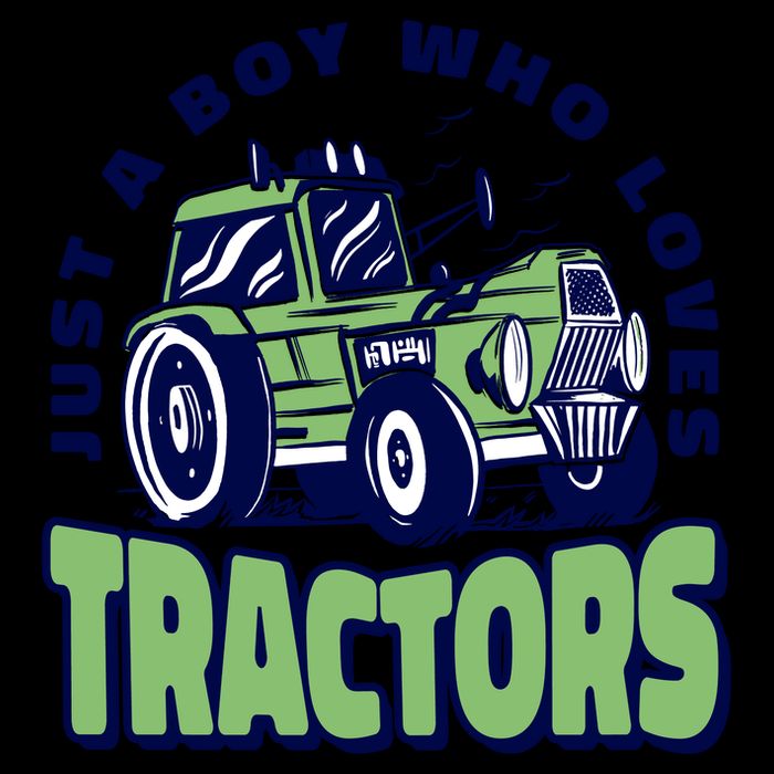 Just A Boy Who Loves Tractors Toddler Hoodie