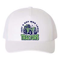 Just A Boy Who Loves Tractors Yupoong Adult 5-Panel Trucker Hat