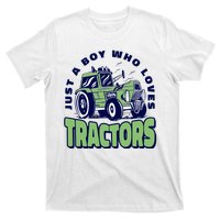 Just A Boy Who Loves Tractors T-Shirt