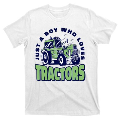 Just A Boy Who Loves Tractors T-Shirt