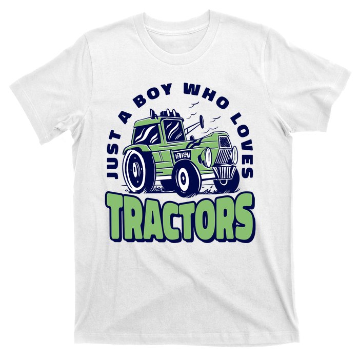 Just A Boy Who Loves Tractors T-Shirt