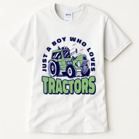 Just A Boy Who Loves Tractors Tall T-Shirt