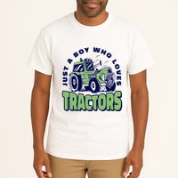 Just A Boy Who Loves Tractors Tall T-Shirt