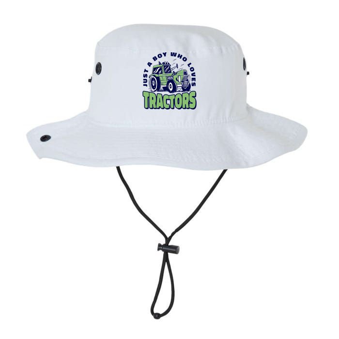 Just A Boy Who Loves Tractors Legacy Cool Fit Booney Bucket Hat