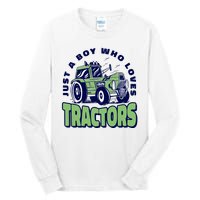 Just A Boy Who Loves Tractors Tall Long Sleeve T-Shirt