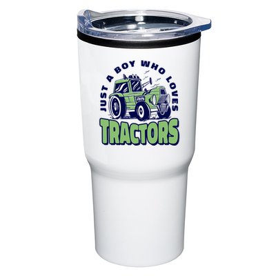 Just A Boy Who Loves Tractors Tumbler