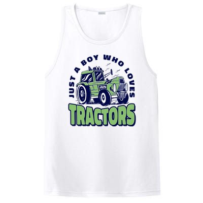 Just A Boy Who Loves Tractors PosiCharge Competitor Tank