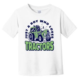 Just A Boy Who Loves Tractors Toddler T-Shirt