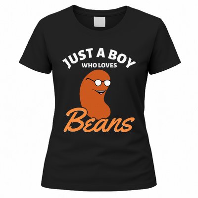 Just A Boy Who Loves Baked Beans Women's T-Shirt