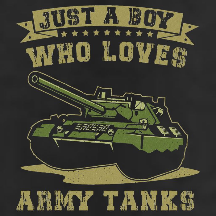 Just A Boy Who Loves Army Tanks Military WW2 Tanks Cool Comfort Performance Bucket Hat