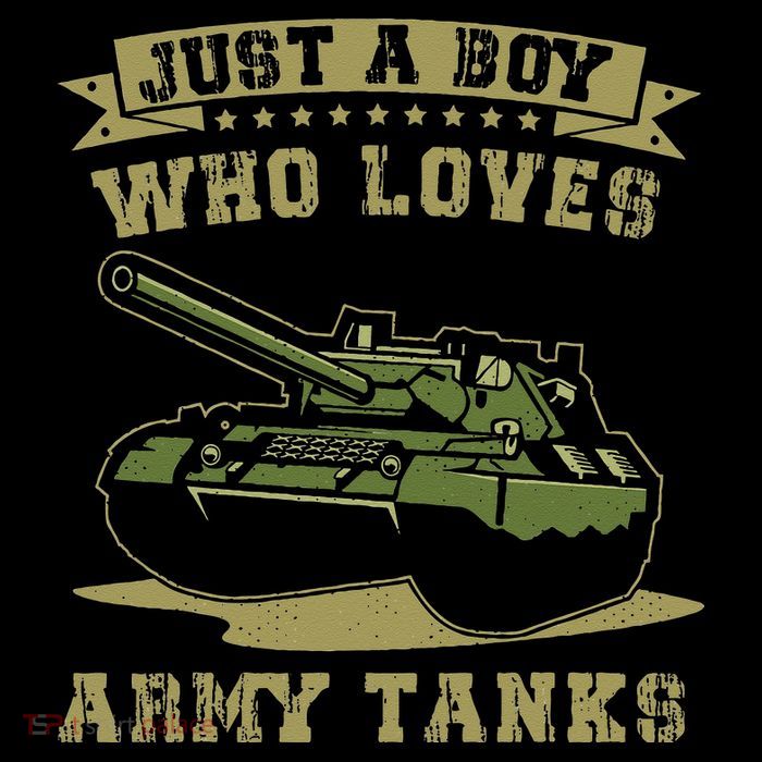 Just A Boy Who Loves Army Tanks Military WW2 Tanks Impact Tech Backpack