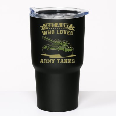 Just A Boy Who Loves Army Tanks Military WW2 Tanks Tumbler